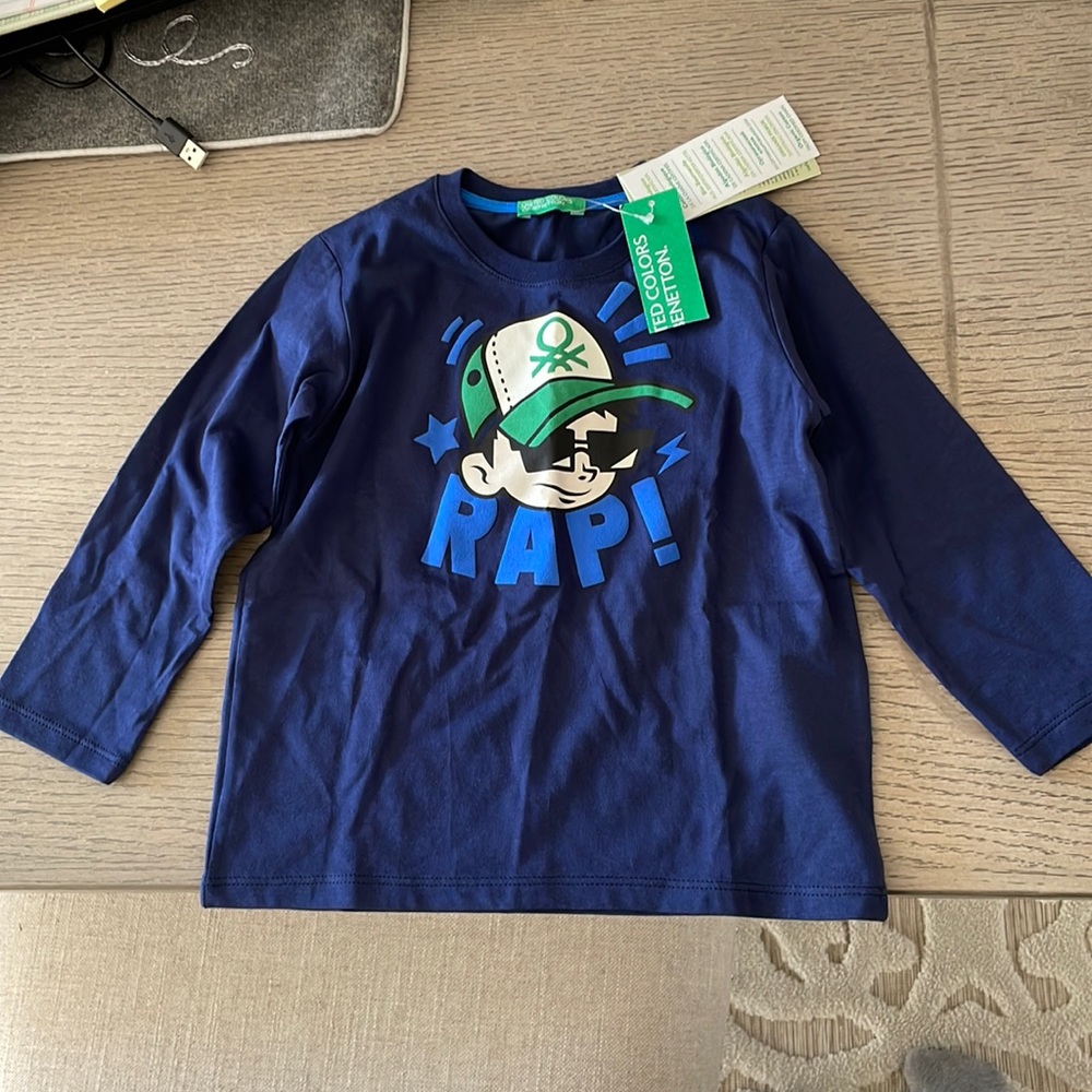 NWT United Colors of Benetton size 18-24 months boys shirt
